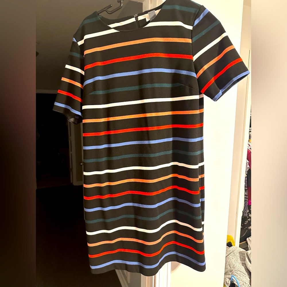 Old navy multi color stripe tshirt dress